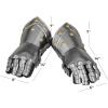 imageDeco 79 Metal Replica Medieval Armor Gloves Set of 2 14quot WSilver