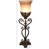 imageDeco 79 Metal Room Uplight Decorative Lamps with Scrolls set of 2 Table Lamps 9quot x 9quot x 30quot Brown2 PIECES LARGE SIZE