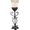 imageDeco 79 Metal Room Uplight Decorative Lamps with Scrolls set of 2 Table Lamps 9quot x 9quot x 30quot Brown2 PIECES LARGE SIZE