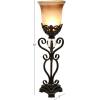 imageDeco 79 Metal Room Uplight Decorative Lamps with Scrolls set of 2 Table Lamps 9quot x 9quot x 30quot Brown2 PIECES LARGE SIZE