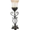 imageDeco 79 Metal Room Uplight Decorative Lamps with Scrolls set of 2 Table Lamps 9quot x 9quot x 30quot Brown2 PIECES LARGE SIZE