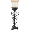 imageDeco 79 Metal Room Uplight Decorative Lamps with Scrolls set of 2 Table Lamps 9quot x 9quot x 30quot Brown2 PIECES LARGE SIZE