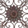 imageDeco 79 Metal Scroll Home Wall Decor Wall Sculpture Wall Art 29quot x 4quot x 29quot Brown5