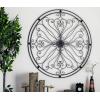 imageDeco 79 Metal Scroll Home Wall Decor Wall Sculpture Wall Art 29quot x 4quot x 29quot Brown5
