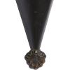imageDeco 79 Metal Scroll Indoor Outdoor Wall Planter Indoor Outdoor Cone Hanging Planter Set of 2 Plant Hanger 18quot 15quotH Black