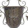 imageDeco 79 Metal Wall Planter 125Inch and 325Inch Set of 2 Brown