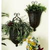 imageDeco 79 Metal Wall Planter 125Inch and 325Inch Set of 2 Brown