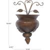 imageDeco 79 Metal Wall Planter Rare to Find Elsewhere Utility Decor