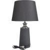 imageDeco 79 Modern Cement Table Lamp Bedside Desk Lamps for Bedroom Living Room Office Kids Room Girls Room Dorm 14quot L x 14quot W x 23quot H BrownBlack