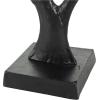 imageDeco 79 Polyresin Tree Decorative Sculpture Palm Home Decor Statue Accent Figurine 7quot x 5quot x 16quot GoldBlack