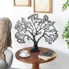 imageDeco 79 Polyresin Tree Decorative Sculpture Palm Home Decor Statue Accent Figurine 7quot x 5quot x 16quot GoldBlack