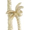 imageDeco 79 Polyresin Tree Decorative Sculpture Palm Home Decor Statue Accent Figurine 7quot x 5quot x 16quot GoldGold