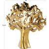 imageDeco 79 Polyresin Tree Decorative Sculpture Palm Home Decor Statue Accent Figurine 7quot x 5quot x 16quot GoldGold
