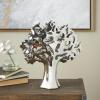 imageDeco 79 Polyresin Tree Decorative Sculpture Palm Home Decor Statue Accent Figurine 7quot x 5quot x 16quot GoldSilver