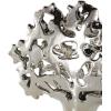 imageDeco 79 Polyresin Tree Decorative Sculpture Palm Home Decor Statue Accent Figurine 7quot x 5quot x 16quot GoldSilver