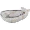imageDeco 79 Polystone Bird Decorative Garden Sculpture Indoor Outdoor Garden Statue with Bath Bowl Outdoor Sculpture 15quot x 15quot x 6quot Gray13 x 12 x 6
