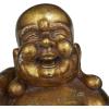 imageDeco 79 Polystone Buddha Meditating Sculpture with Engraved Carvings and Relief Detailing 11quot x 9quot x 17quot CopperBronze