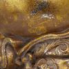 imageDeco 79 Polystone Buddha Meditating Sculpture with Engraved Carvings and Relief Detailing 11quot x 9quot x 17quot CopperBronze