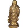 imageDeco 79 Polystone Buddha Meditating Sculpture with Engraved Carvings and Relief Detailing 11quot x 9quot x 17quot CopperBronze