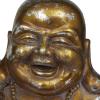 imageDeco 79 Polystone Buddha Meditating Sculpture with Engraved Carvings and Relief Detailing 11quot x 9quot x 17quot CopperBronze