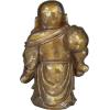 imageDeco 79 Polystone Buddha Meditating Sculpture with Engraved Carvings and Relief Detailing 11quot x 9quot x 17quot CopperBronze