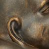 imageDeco 79 Polystone Buddha Meditating Sculpture with Engraved Carvings and Relief Detailing 11quot x 9quot x 17quot CopperBrown
