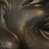 imageDeco 79 Polystone Buddha Meditating Sculpture with Engraved Carvings and Relief Detailing 11quot x 9quot x 17quot CopperCopper