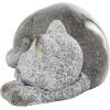 imageDeco 79 Polystone Cat Decorative Garden Sculpture Indoor Outdoor Garden Statue Outdoor Sculpture 15quot x 9quot x 7quot GrayGray