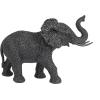 imageDeco 79 Polystone Elephant Decorative Sculpture Home Decor Statue Accent Figurine 17quot x 4quot x 8quot BlackBlack
