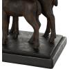imageDeco 79 Polystone Elephant Decorative Sculpture Home Decor Statue Accent Figurine 17quot x 4quot x 8quot BlackBlack