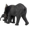 imageDeco 79 Polystone Elephant Decorative Sculpture Home Decor Statue Accent Figurine 17quot x 4quot x 8quot BlackBronze