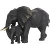 imageDeco 79 Polystone Elephant Decorative Sculpture Home Decor Statue Accent Figurine 17quot x 4quot x 8quot BlackBronze