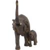 imageDeco 79 Polystone Elephant Decorative Sculpture Home Decor Statue Accent Figurine 17quot x 4quot x 8quot BlackBrown