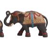 imageDeco 79 Polystone Elephant Decorative Sculpture Home Decor Statue Accent Figurine 17quot x 4quot x 8quot BlackMulti Colored
