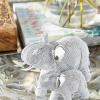 imageDeco 79 Polystone Elephant Decorative Sculpture Home Decor Statue Accent Figurine 17quot x 4quot x 8quot BlackSilver