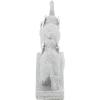 imageDeco 79 Polystone Elephant Decorative Sculpture Home Decor Statue Accent Figurine 17quot x 4quot x 8quot BlackSilver