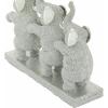 imageDeco 79 Polystone Elephant Decorative Sculpture Home Decor Statue Accent Figurine 17quot x 4quot x 8quot BlackSilver