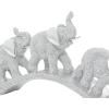 imageDeco 79 Polystone Elephant Decorative Sculpture Home Decor Statue Accent Figurine 17quot x 4quot x 8quot BlackSilver