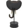 imageDeco 79 Polystone Elephant Sculpture 15quot x 9quot x 27quot Black