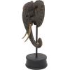 imageDeco 79 Polystone Elephant Sculpture 15quot x 9quot x 27quot Black