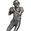 imageDeco 79 Polystone Football Player Decorative Sculpture Home Decor Statue Accent Figurine 6quot x 6quot x 16quot SilverSilver