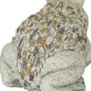 imageDeco 79 Polystone Frog Decorative Garden Sculpture Indoor Outdoor Garden Statue Outdoor Sculpture 12quot x 8quot x 8quot Light Gray