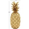 imageDeco 79 Polystone Fruit Decorative Sculpture Pineapple Home Decor Statue Accent Figurine 7quot x 7quot x 18quot Gold