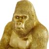imageDeco 79 Polystone Gorilla Decorative Sculpture Home Decor Statue Accent Figurine 11quot x 9quot x 15quot Gold