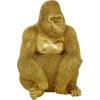 imageDeco 79 Polystone Gorilla Decorative Sculpture Home Decor Statue Accent Figurine 11quot x 9quot x 15quot Gold