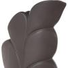 imageDeco 79 Polystone Leaf Decorative Vase Curved Metallic Centerpiece Vase Flower Vase for Home Decoration 9quot x 4quot x 14quot GoldBlack