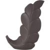 imageDeco 79 Polystone Leaf Decorative Vase Curved Metallic Centerpiece Vase Flower Vase for Home Decoration 9quot x 4quot x 14quot GoldBlack