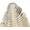 imageDeco 79 Polystone Leaf Decorative Vase Curved Metallic Centerpiece Vase Flower Vase for Home Decoration 9quot x 4quot x 14quot GoldGold