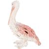 imageDeco 79 Polystone Pelican Decorative Sculpture Textured Home Decor Statue with Red Feathers and Round Blocks Accent Figurine 8quot x 4quot x 13quot RedRed