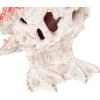 imageDeco 79 Polystone Pelican Decorative Sculpture Textured Home Decor Statue with Red Feathers and Round Blocks Accent Figurine 8quot x 4quot x 13quot RedRed
